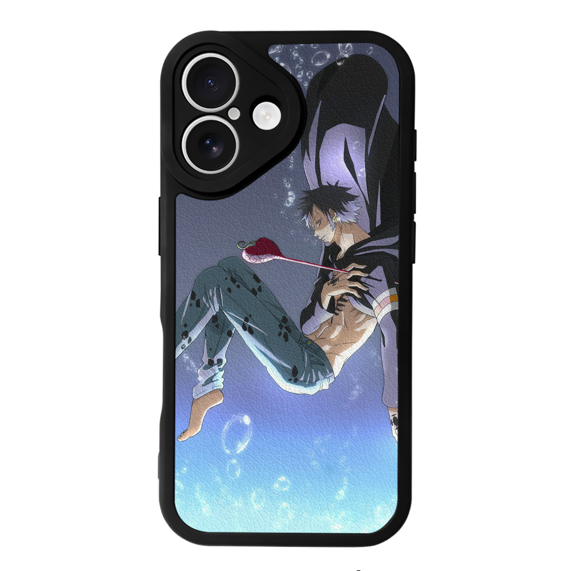 （画像用） ワンピース ONE PIECE 【iPhone 16シリーズ対応】シリコンスマホケース（レザー調） 材質：シリコン
